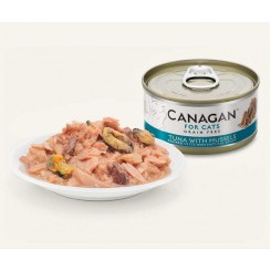Canagan 無穀物吞拿魚伴青口配方貓罐頭 75g