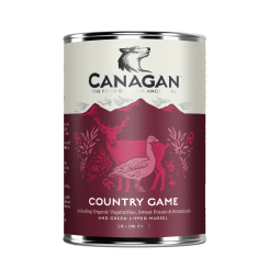 Canagan 無穀物田園野味(成犬)配方狗罐頭 400g