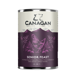 Canagan 無穀物盛宴雞肉(老犬)配方狗罐頭 400g