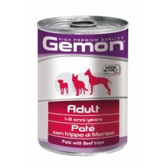 Gemon 意式鮮嫩牛肉狗罐頭(成犬) 400g x24