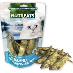 NUTREATS 紐西蘭原條帝王三文魚低溫凍乾貓小食 - 50 克